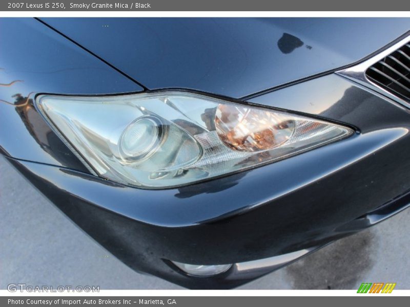 Smoky Granite Mica / Black 2007 Lexus IS 250