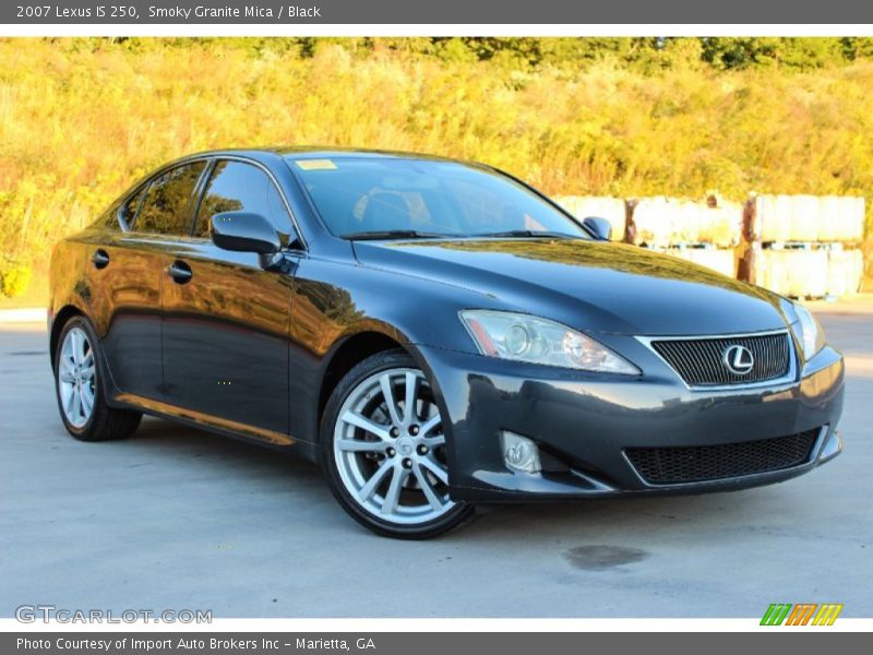 Smoky Granite Mica / Black 2007 Lexus IS 250