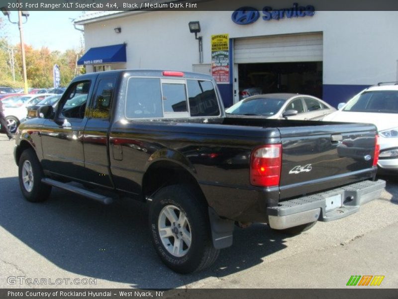 Black / Medium Dark Flint 2005 Ford Ranger XLT SuperCab 4x4