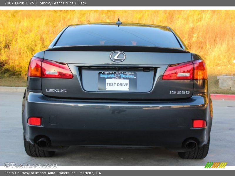 Smoky Granite Mica / Black 2007 Lexus IS 250