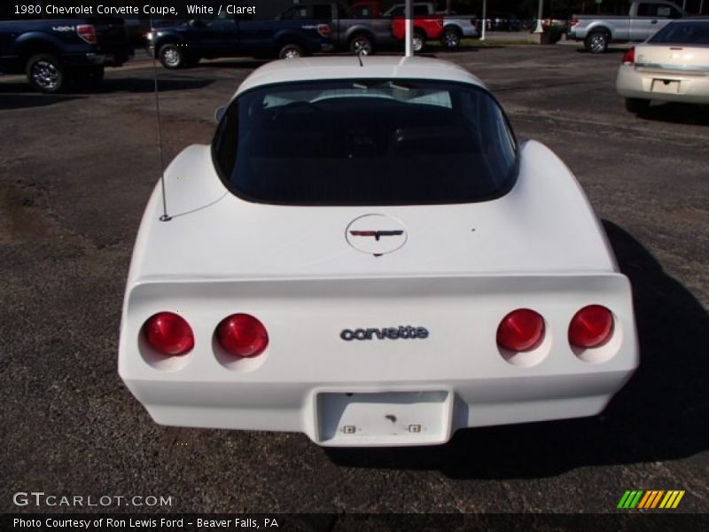  1980 Corvette Coupe White