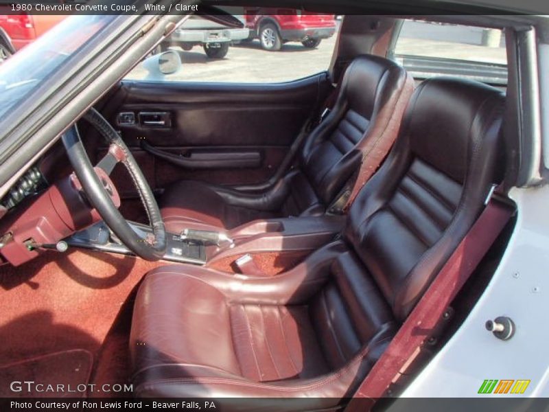 Front Seat of 1980 Corvette Coupe