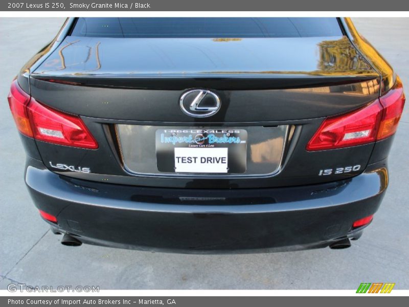 Smoky Granite Mica / Black 2007 Lexus IS 250