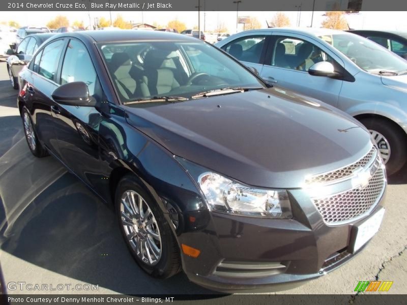 Blue Ray Metallic / Jet Black 2014 Chevrolet Cruze Eco