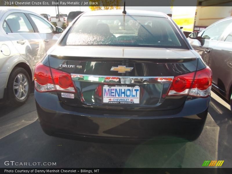 Blue Ray Metallic / Jet Black 2014 Chevrolet Cruze Eco