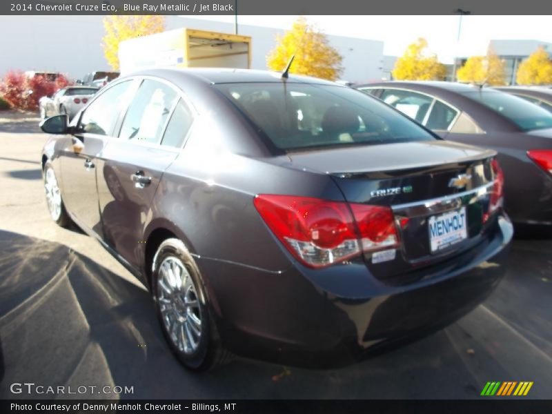 Blue Ray Metallic / Jet Black 2014 Chevrolet Cruze Eco