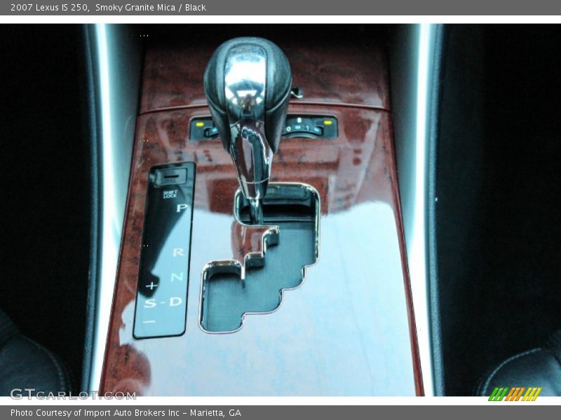 Smoky Granite Mica / Black 2007 Lexus IS 250
