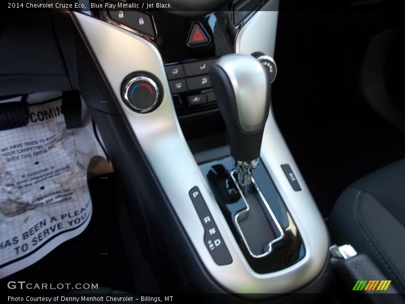 Blue Ray Metallic / Jet Black 2014 Chevrolet Cruze Eco