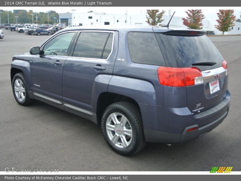 Atlantis Blue Metallic / Light Titanium 2014 GMC Terrain SLE