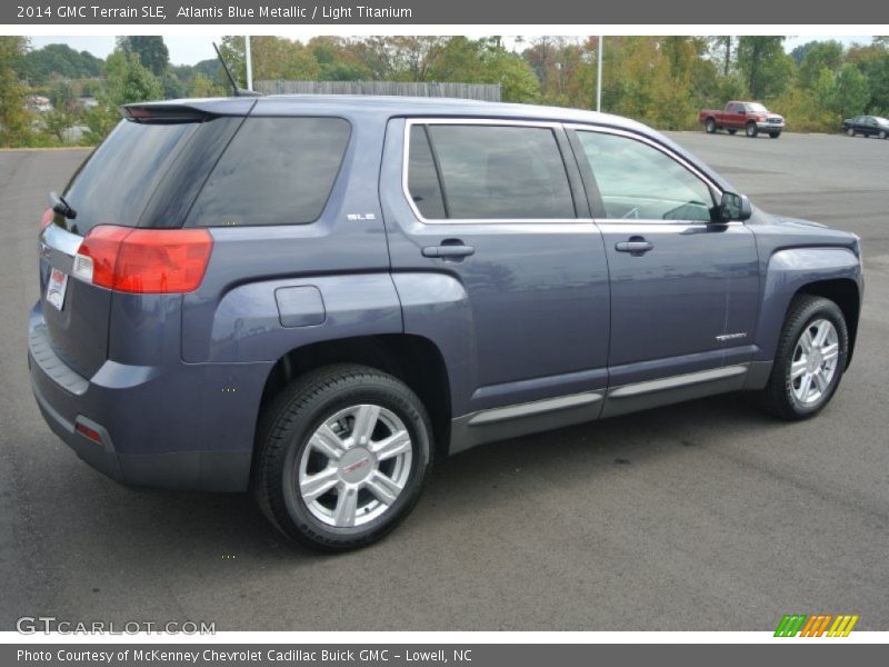 Atlantis Blue Metallic / Light Titanium 2014 GMC Terrain SLE