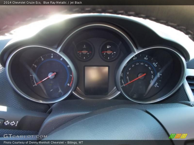 Blue Ray Metallic / Jet Black 2014 Chevrolet Cruze Eco