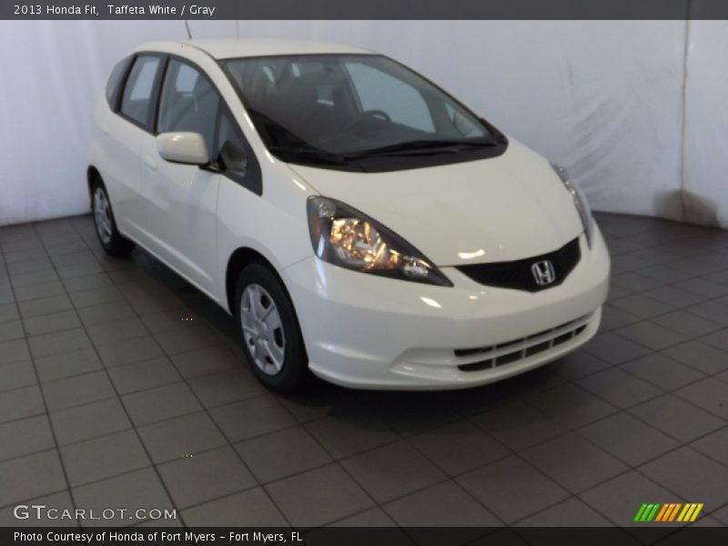 Taffeta White / Gray 2013 Honda Fit