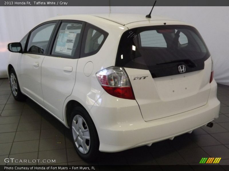 Taffeta White / Gray 2013 Honda Fit
