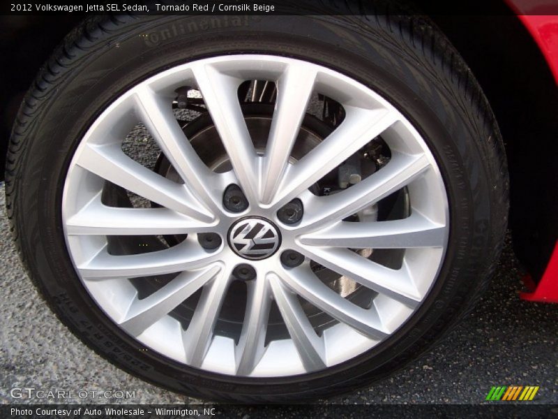 Tornado Red / Cornsilk Beige 2012 Volkswagen Jetta SEL Sedan