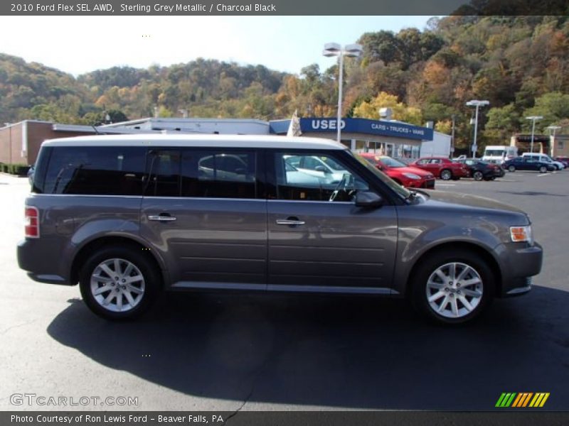 Sterling Grey Metallic / Charcoal Black 2010 Ford Flex SEL AWD