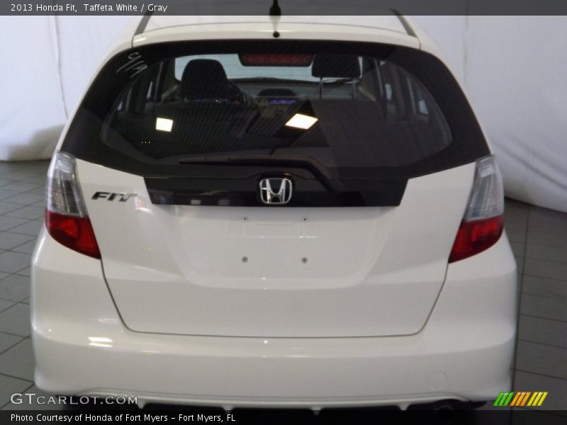 Taffeta White / Gray 2013 Honda Fit