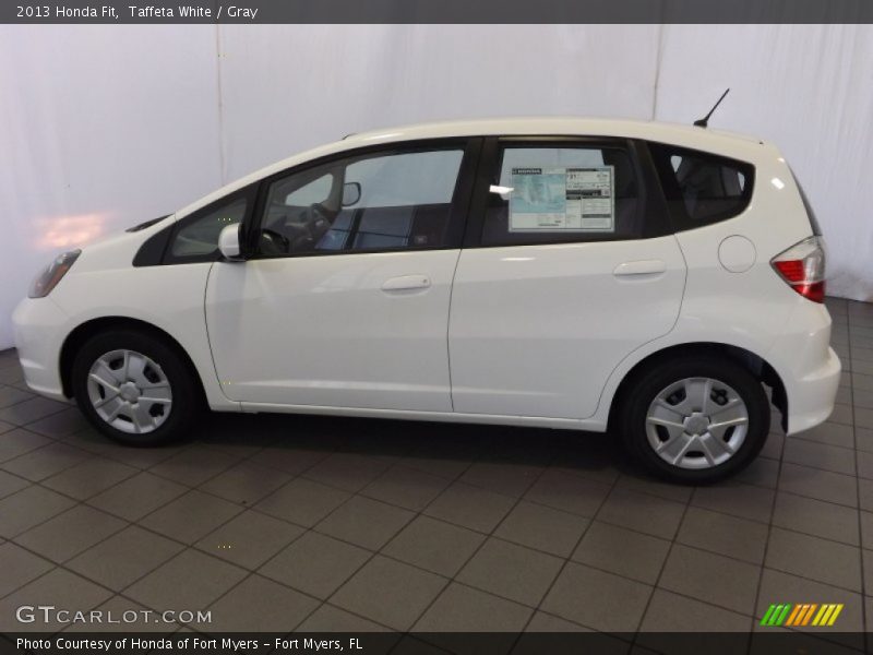Taffeta White / Gray 2013 Honda Fit