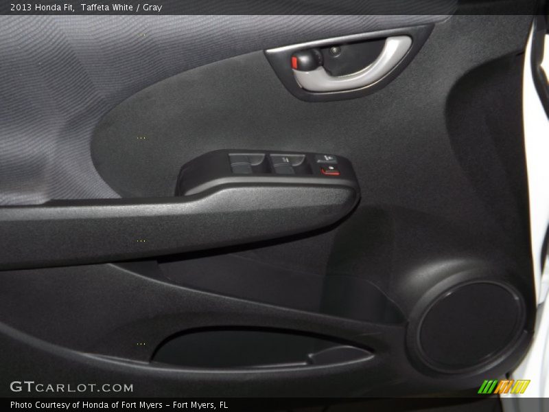 Taffeta White / Gray 2013 Honda Fit