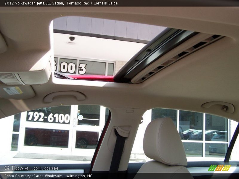 Tornado Red / Cornsilk Beige 2012 Volkswagen Jetta SEL Sedan