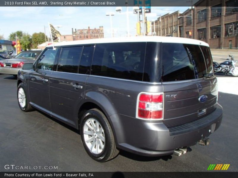 Sterling Grey Metallic / Charcoal Black 2010 Ford Flex SEL AWD