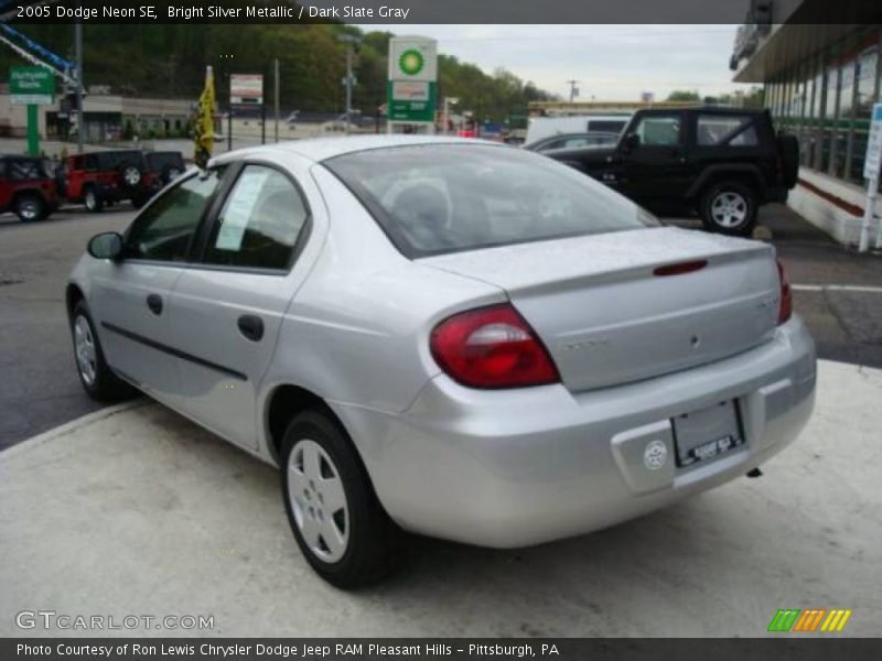 Bright Silver Metallic / Dark Slate Gray 2005 Dodge Neon SE