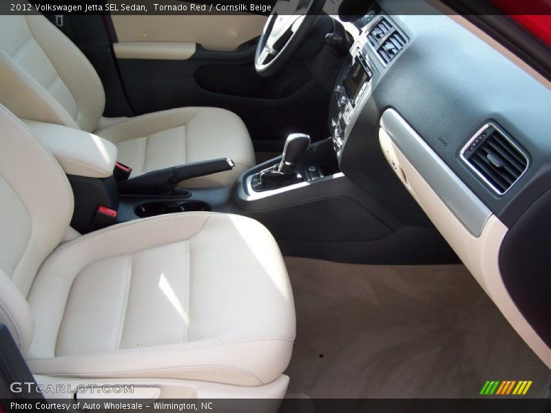 Tornado Red / Cornsilk Beige 2012 Volkswagen Jetta SEL Sedan