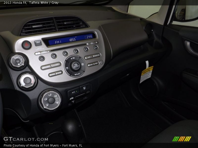Taffeta White / Gray 2013 Honda Fit