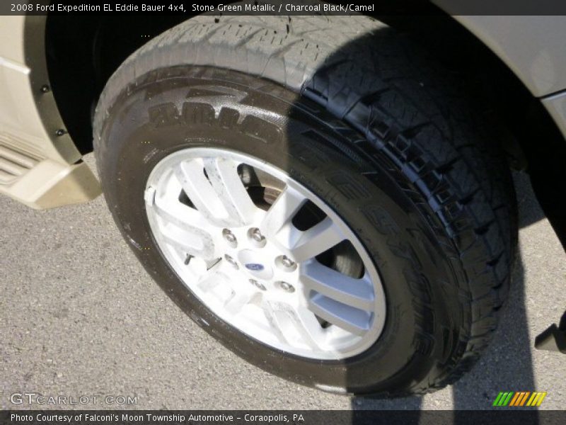 Stone Green Metallic / Charcoal Black/Camel 2008 Ford Expedition EL Eddie Bauer 4x4