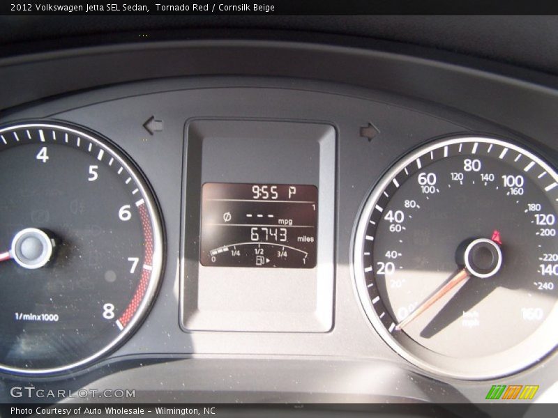 Tornado Red / Cornsilk Beige 2012 Volkswagen Jetta SEL Sedan