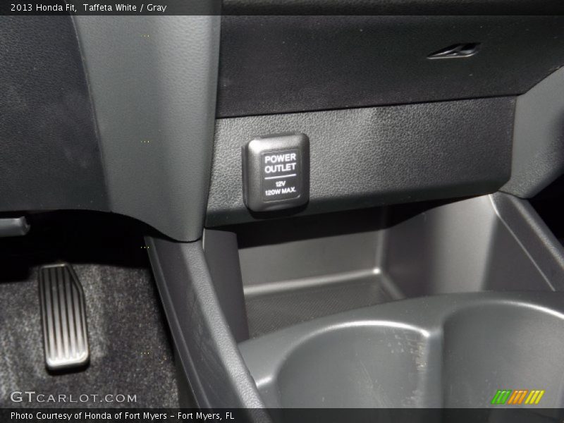 Taffeta White / Gray 2013 Honda Fit