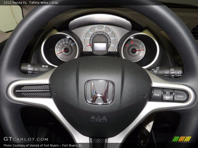 Taffeta White / Gray 2013 Honda Fit
