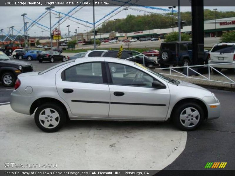 Bright Silver Metallic / Dark Slate Gray 2005 Dodge Neon SE