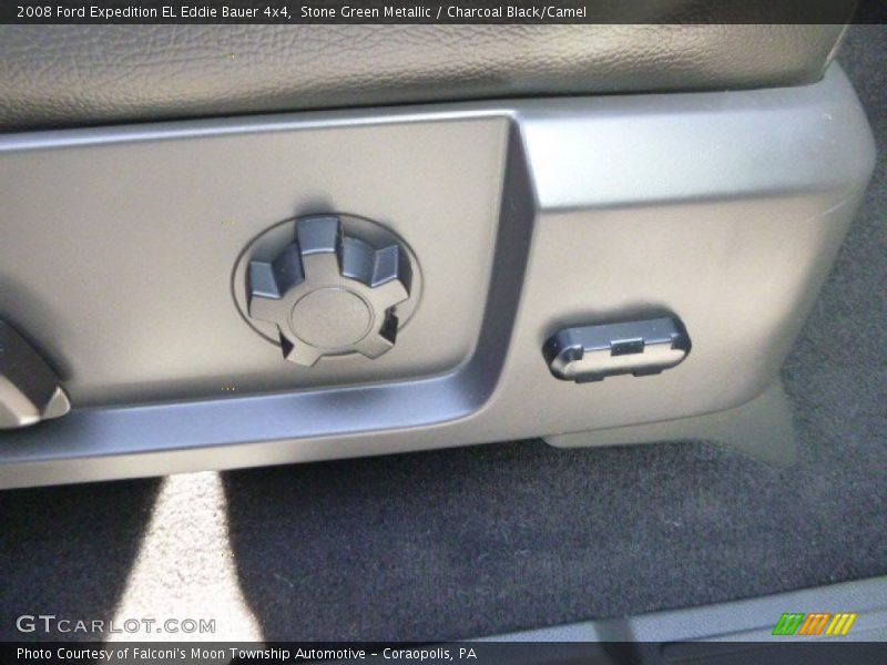 Stone Green Metallic / Charcoal Black/Camel 2008 Ford Expedition EL Eddie Bauer 4x4