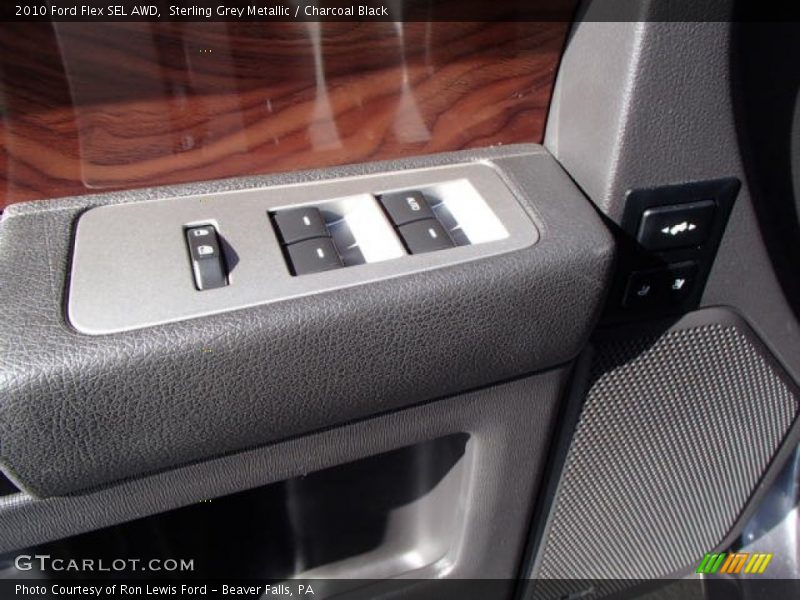 Sterling Grey Metallic / Charcoal Black 2010 Ford Flex SEL AWD