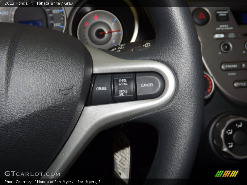 Taffeta White / Gray 2013 Honda Fit