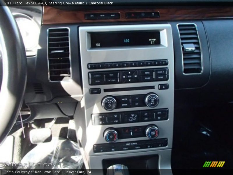 Sterling Grey Metallic / Charcoal Black 2010 Ford Flex SEL AWD