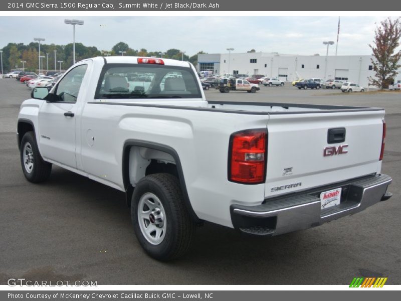 Summit White / Jet Black/Dark Ash 2014 GMC Sierra 1500 Regular Cab