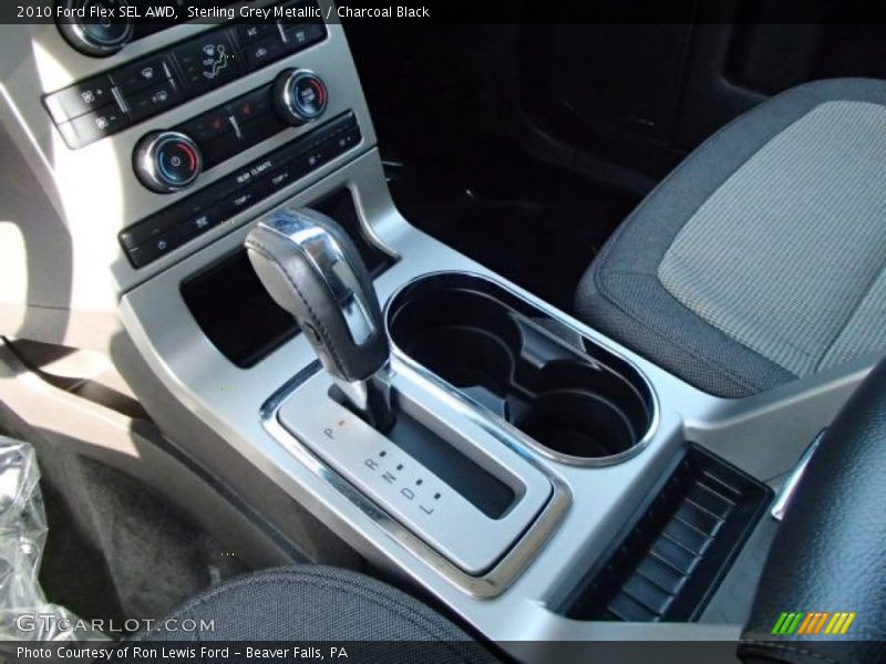 Sterling Grey Metallic / Charcoal Black 2010 Ford Flex SEL AWD