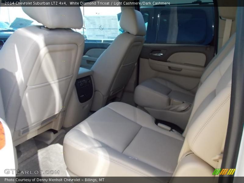 White Diamond Tricoat / Light Cashmere/Dark Cashmere 2014 Chevrolet Suburban LTZ 4x4
