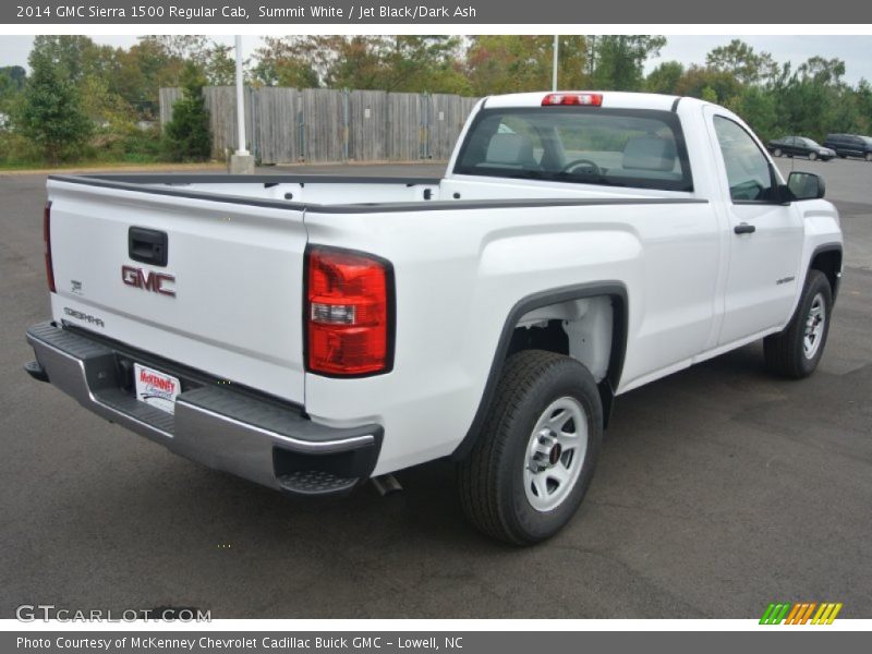 Summit White / Jet Black/Dark Ash 2014 GMC Sierra 1500 Regular Cab
