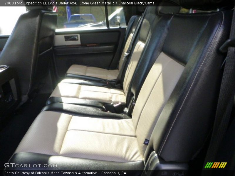 Stone Green Metallic / Charcoal Black/Camel 2008 Ford Expedition EL Eddie Bauer 4x4