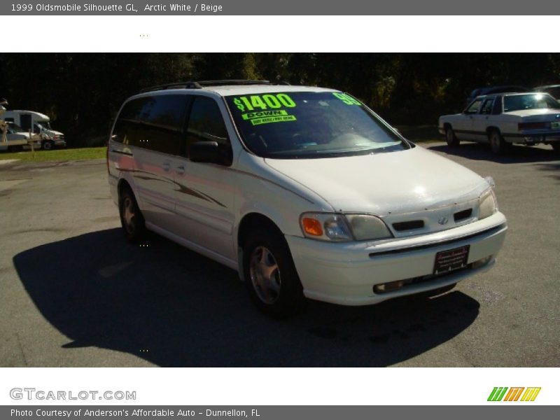 Arctic White / Beige 1999 Oldsmobile Silhouette GL