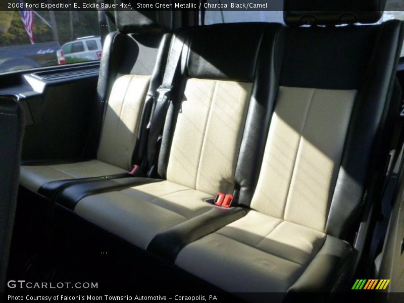 Stone Green Metallic / Charcoal Black/Camel 2008 Ford Expedition EL Eddie Bauer 4x4
