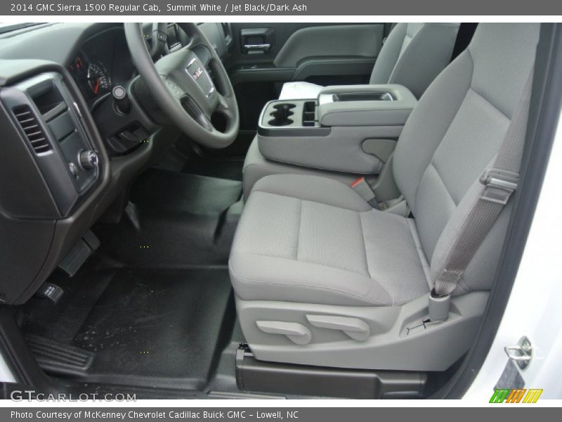 Summit White / Jet Black/Dark Ash 2014 GMC Sierra 1500 Regular Cab