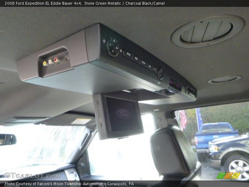 Stone Green Metallic / Charcoal Black/Camel 2008 Ford Expedition EL Eddie Bauer 4x4