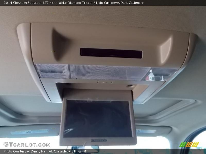 White Diamond Tricoat / Light Cashmere/Dark Cashmere 2014 Chevrolet Suburban LTZ 4x4