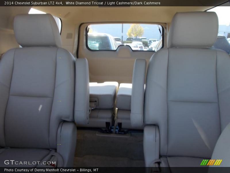 White Diamond Tricoat / Light Cashmere/Dark Cashmere 2014 Chevrolet Suburban LTZ 4x4