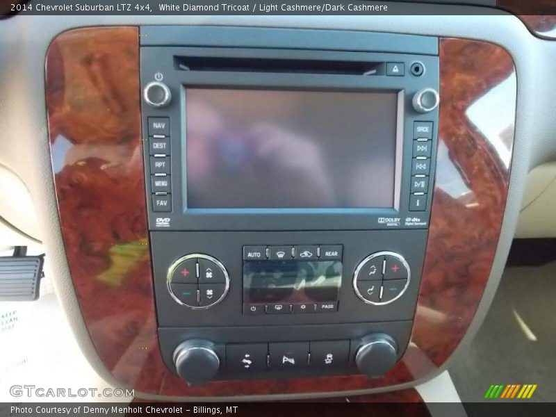 White Diamond Tricoat / Light Cashmere/Dark Cashmere 2014 Chevrolet Suburban LTZ 4x4