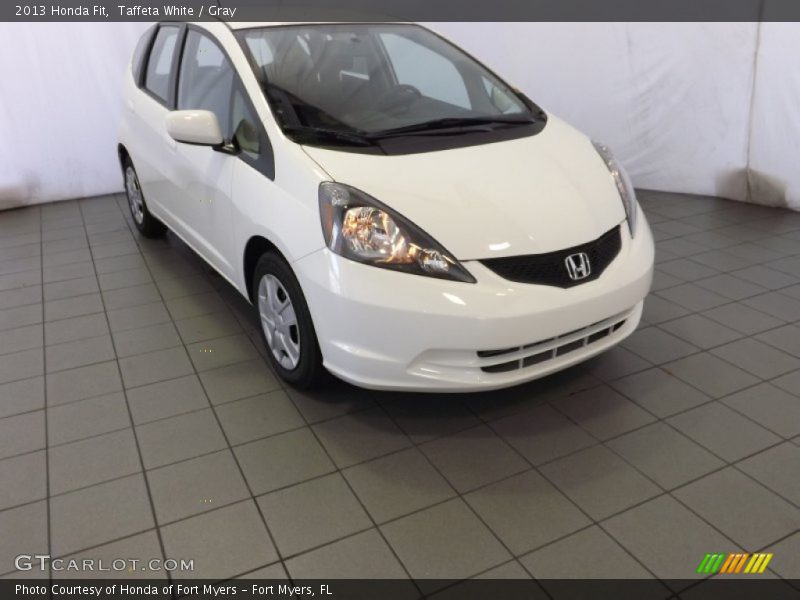 Taffeta White / Gray 2013 Honda Fit