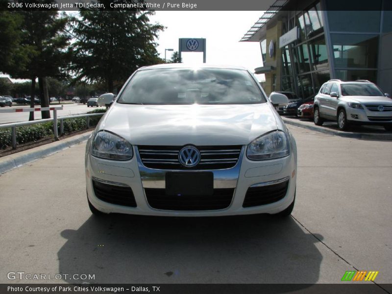 Campanella White / Pure Beige 2006 Volkswagen Jetta TDI Sedan